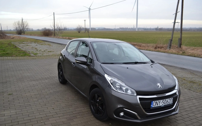 Peugeot 208 cena 33900 przebieg: 66808, rok produkcji 2018 z Leśnica małe 191